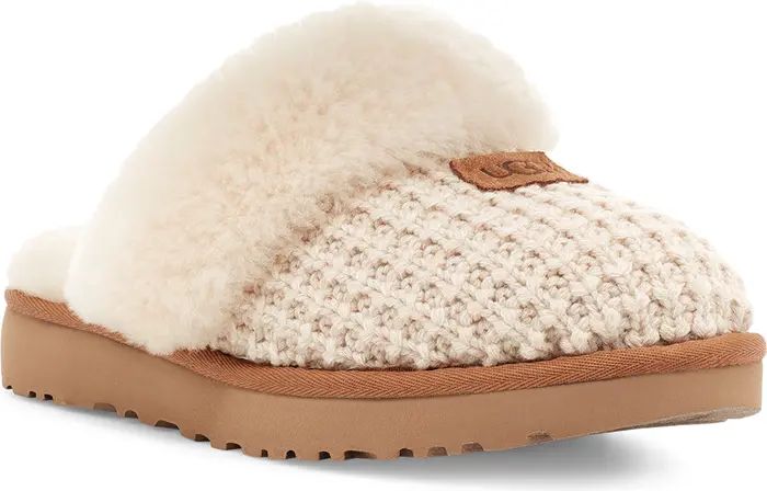 UGG® Cozy Knit Genuine Shearling Slipper (Women) | Nordstrom | Nordstrom