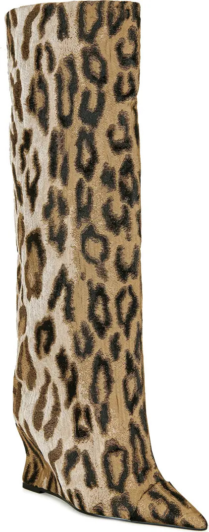 AZALEA WANG Kenya Wide Shaft Wedge Boot (Women) | Nordstrom | Nordstrom