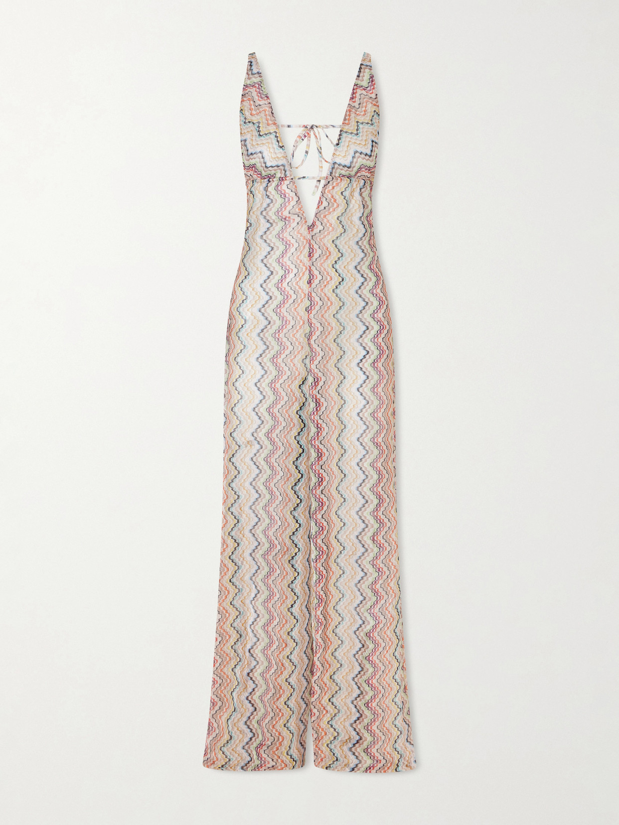 Missoni - Striped Metallic Crochet-knit Coverup - Multi | NET-A-PORTER (US)