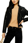 Click for more info about Kota Crop Faux Leather Jacket