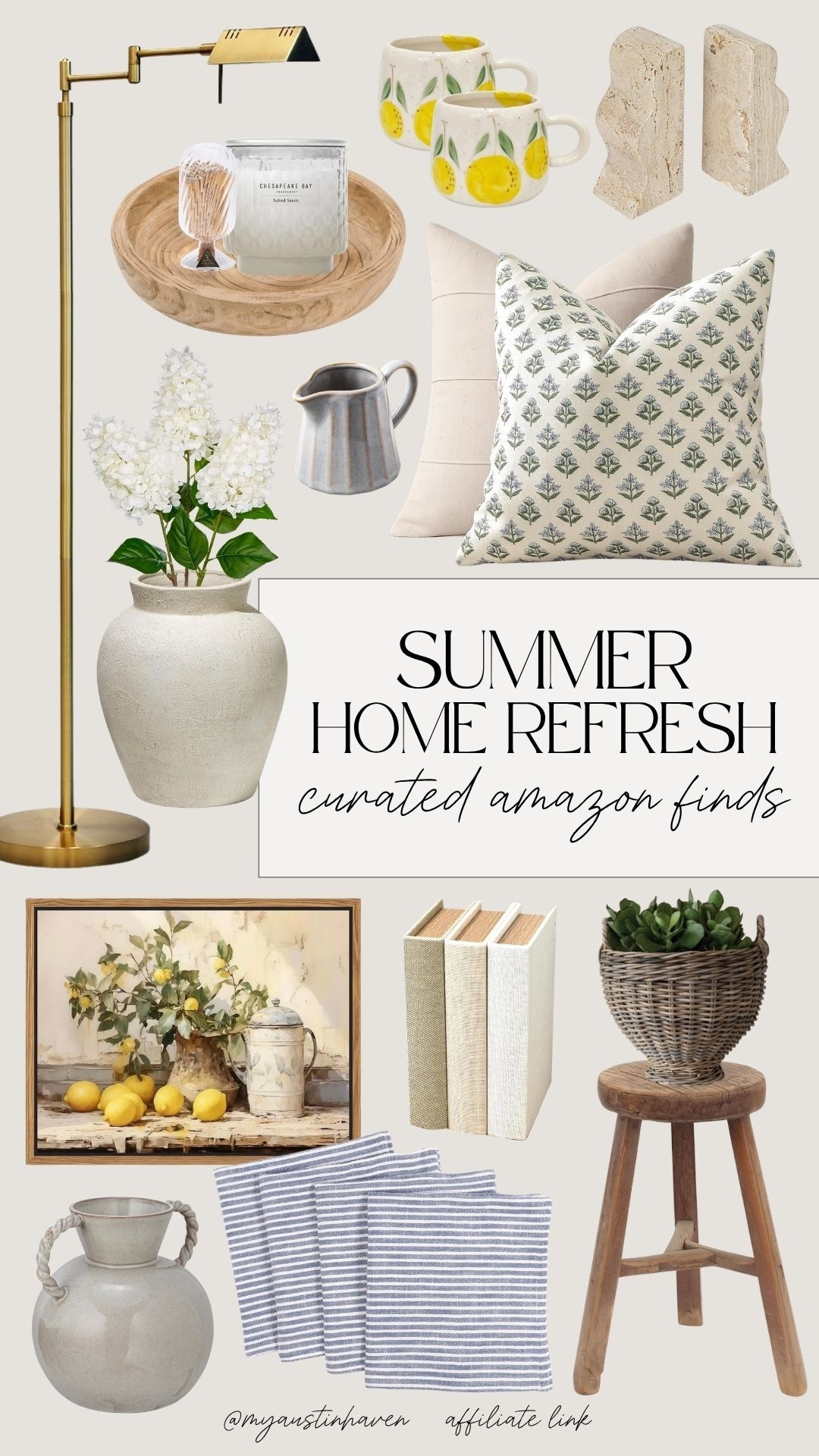 Simple summer updates for your home. Light textures, soft greenery and fresh accents that make your space feel brighter and more relaxed for the season.☀️

Amazon summer home decor, summer decor ideas, coastal home decor, light and airy home, neutral summer decor, amazon home refresh, woven decor ideas, fresh home styling, summer decorating ideas, affordable home updates, organic modern home decor, neutral living room decor, amazon decor finds, summer styling ideas, home decor inspiration. 

 

#LTKSeasonal #LTKHome #LTKSaleAlert