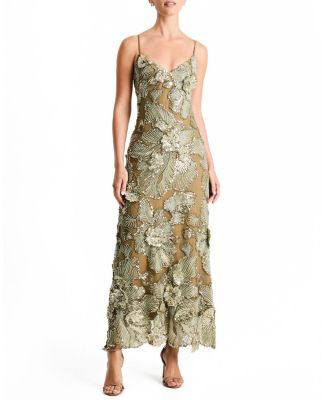 Samantha Floral V-Neck Tie Back Maxi Dress | Bloomingdale's (US)
