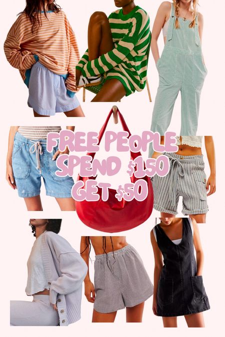 Love this surprise free people sale! Spend $150 get $50 💕