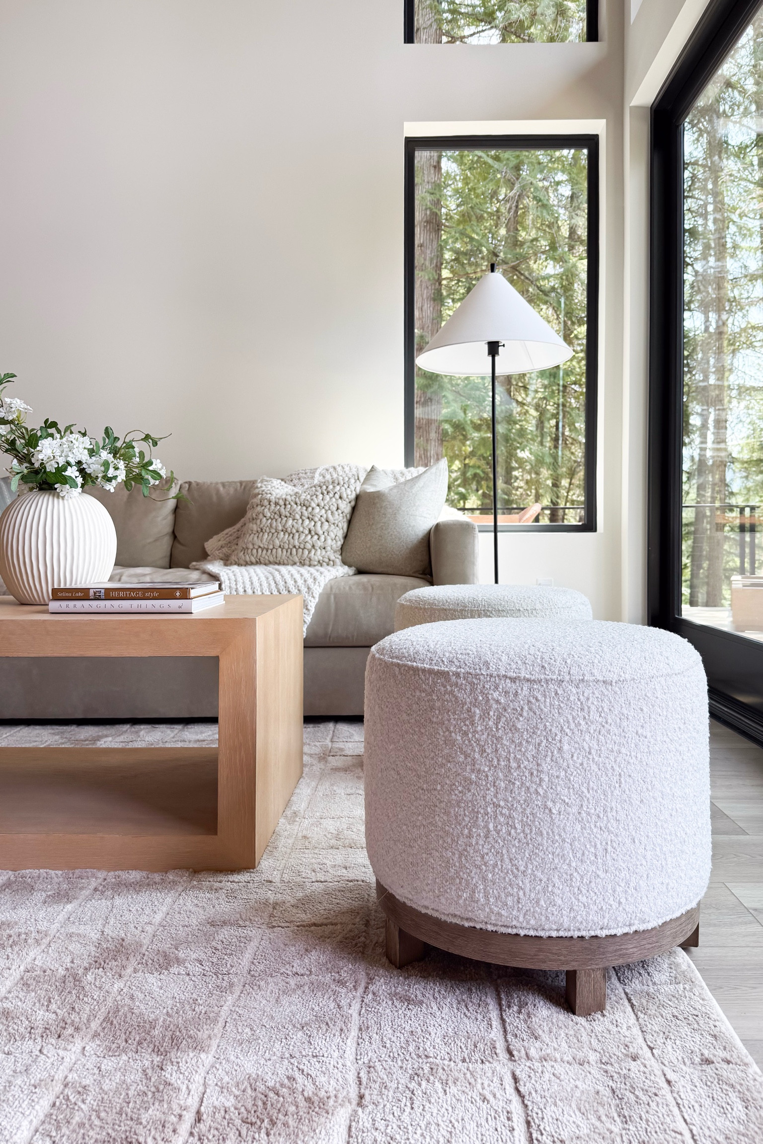 Living room views at the cabin!

Home, home decor, home finds, home accents, living room, modern home, organic home, living room seating, modern lighting, coffee table, sofa, area rug, neutral rug

#LTKSeasonal #LTKSummerEdit #LTKHome