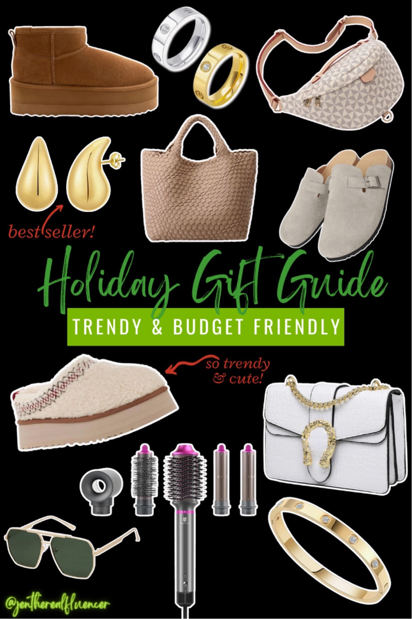 Holiday, Christmas, gift guide, gift ideas, tote bag, gold hoops, slippers, Sherpa, crossbody, handbag, purses belt bag, trendy girl 

#LTKGiftGuide #LTKSeasonal #LTKHoliday