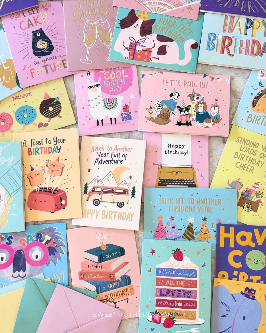 24 pack of greeting cards on sale!

Greeting cards
Birthday cards
Thank you cards
Blank note cards
Holiday cards
Special occasion cards
Cute stationery
Personalized greeting cards
Everyday note cards
Cards for every occasion

#LTKSeasonal #LTKSaleAlert