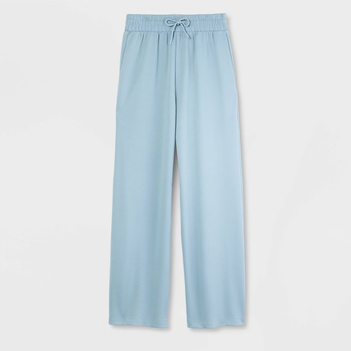 Women's Airy Sleek Ribbed High-Rise Wide Leg Pants - All In Motion™ | Target