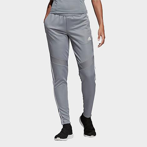 Adidas Women's Tiro 19 Training Pants in Grey Size X-Small 100% Polyester/Knit | Finish Line (US)