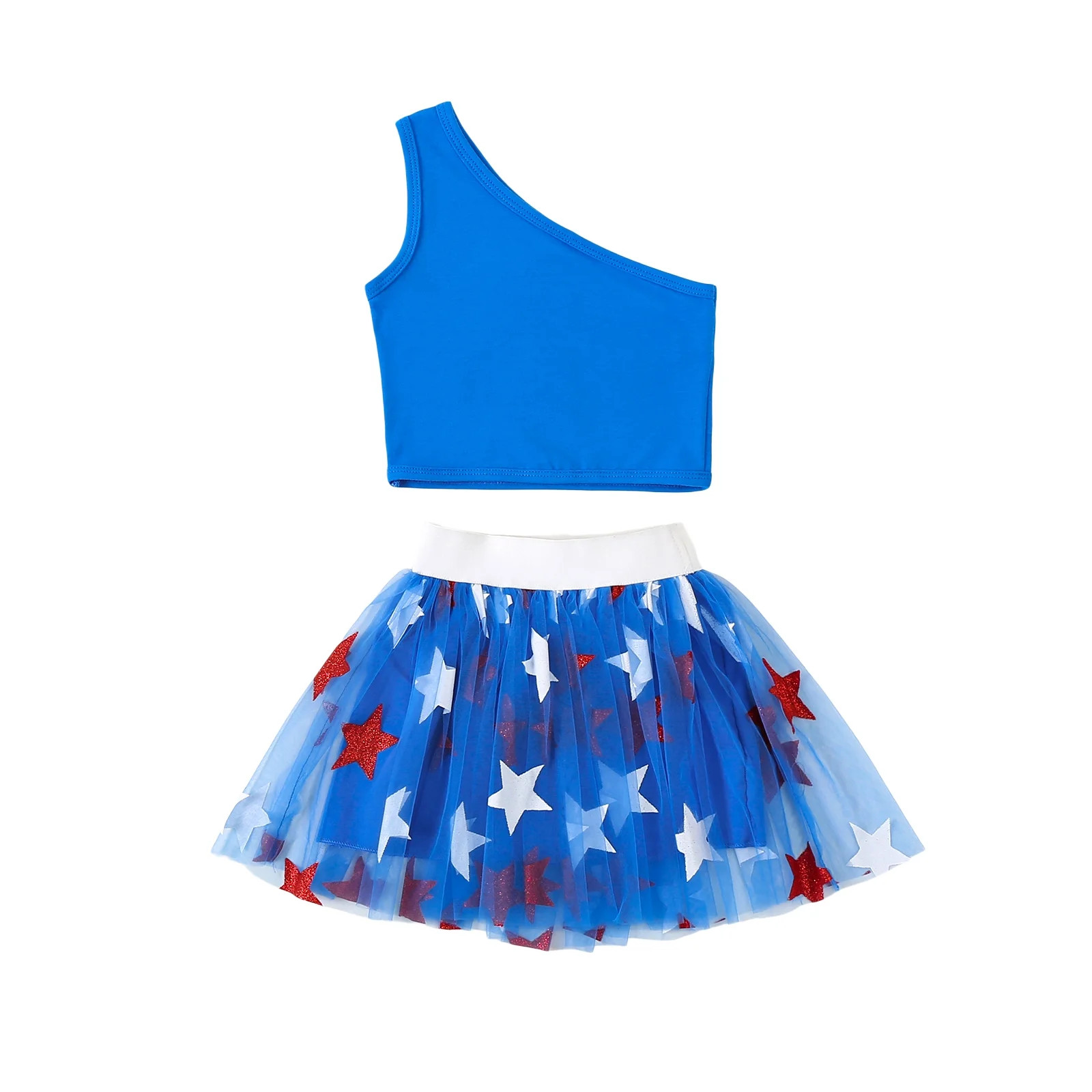 BemeyourBBs Toddler Girl Fourth of July Outfit 12 18Month 2t 3t 4t USA Tee Shirt+American Flag Tu... | Walmart (US)