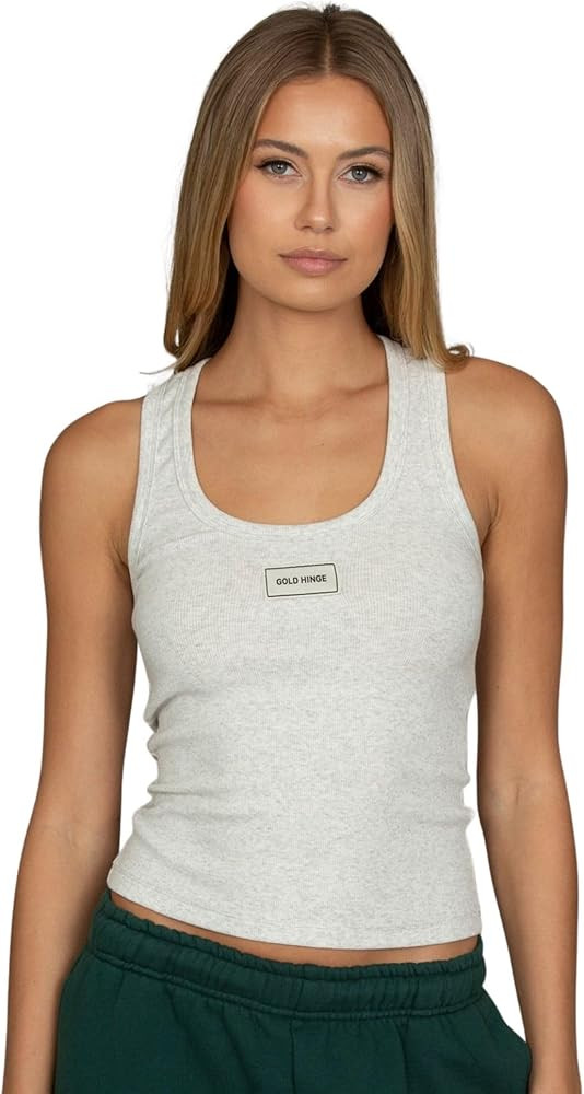 GOLD HINGE Ribbed Cotton Tank | Amazon (US)