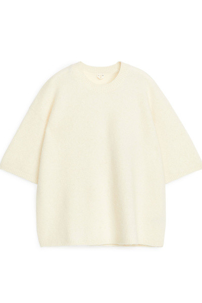 Pullover aus Alpakawolle und Wolle – Cremeweiß – ARKET AT | Arket EU