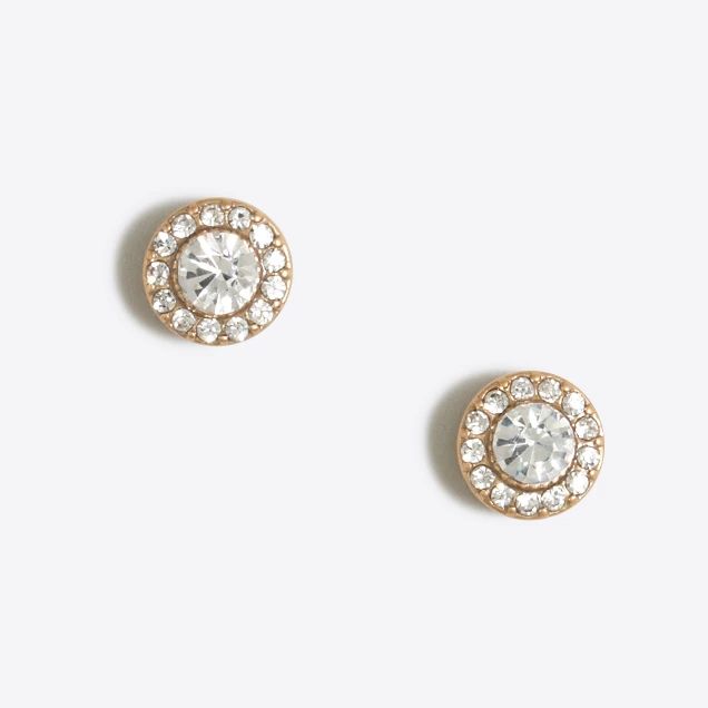 Glimmer circle stud earrings | J.Crew Factory