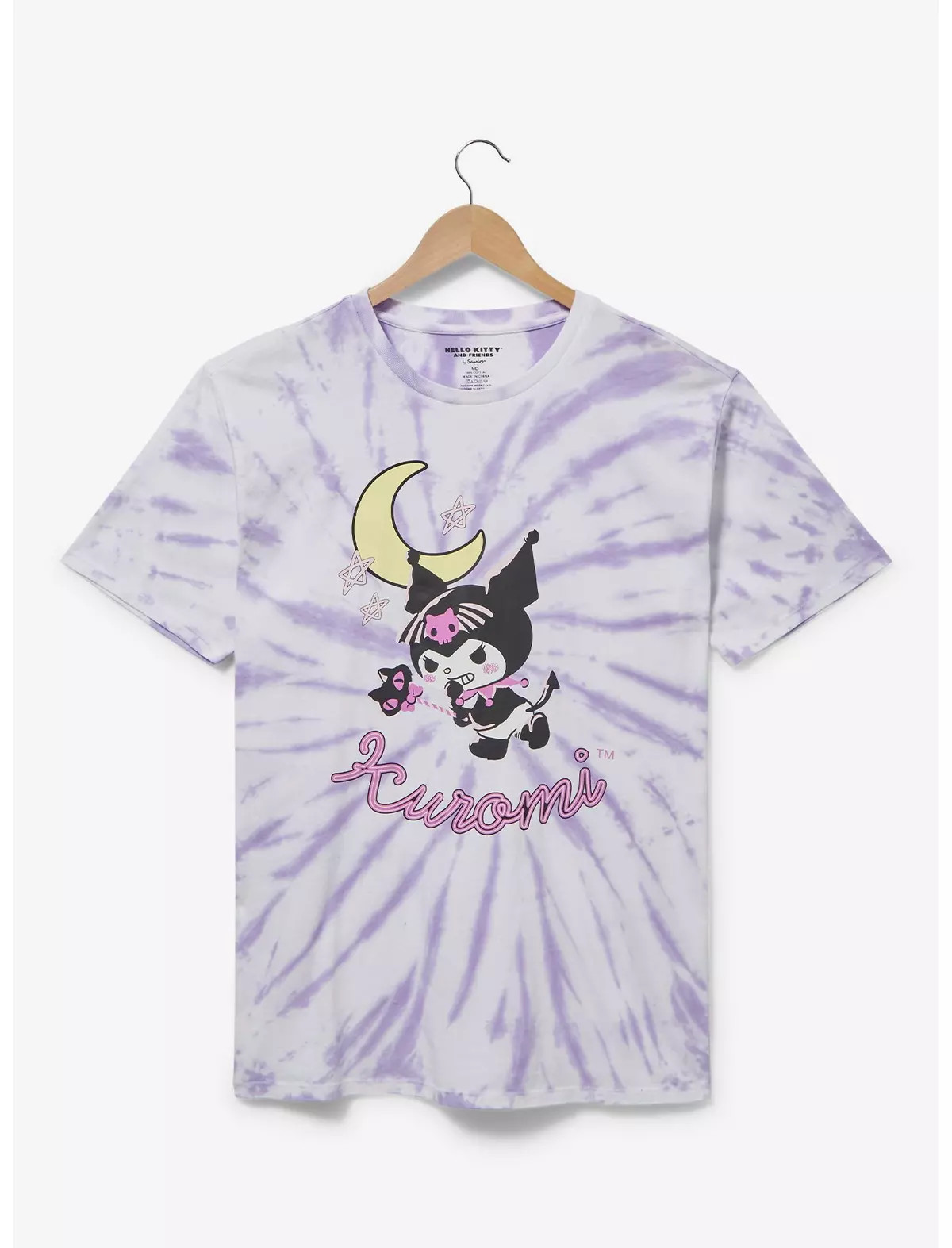 Sanrio Kuromi Halloween Costume Tie-Dye T-Shirt - BoxLunch Exclusive | BoxLunch