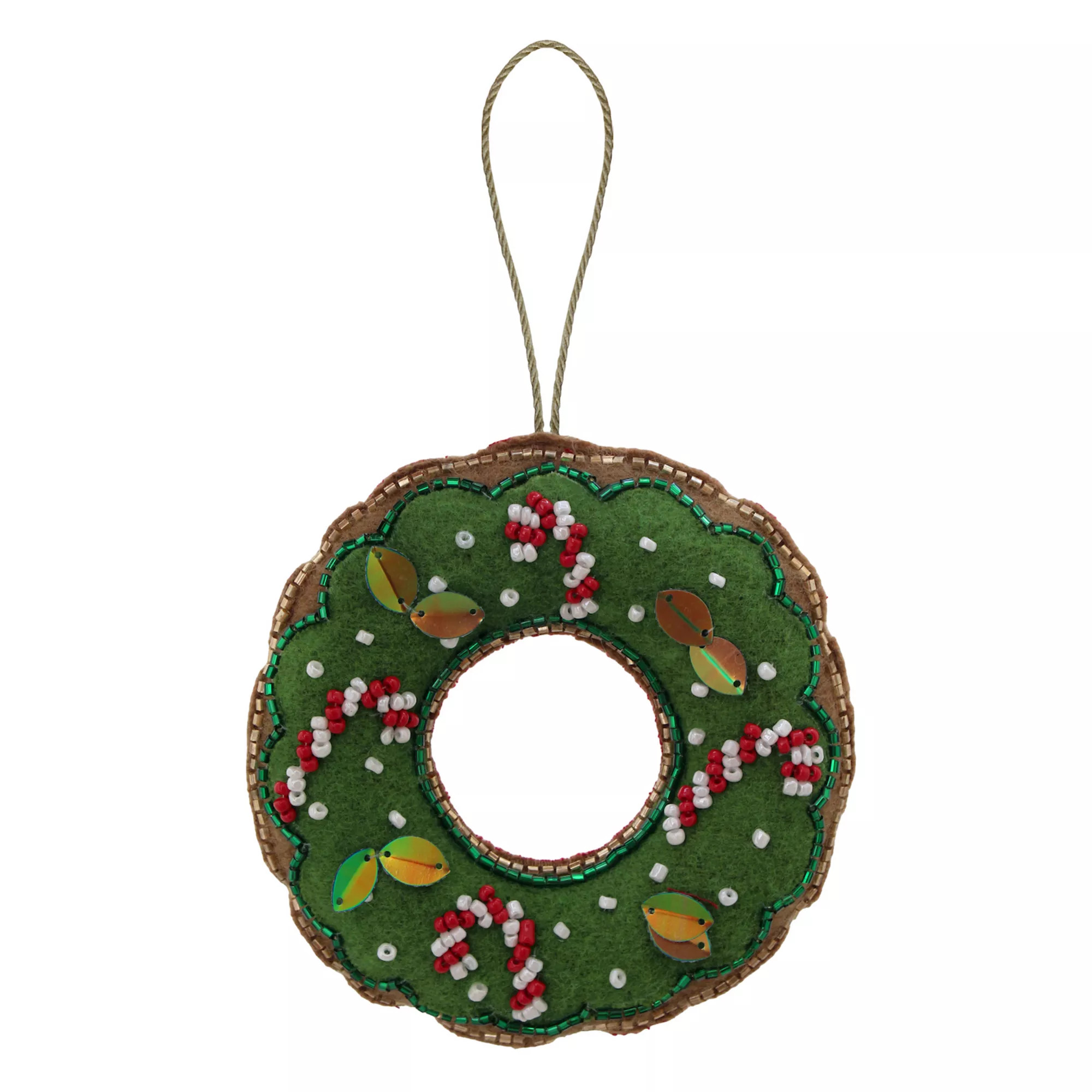 St. Nicholas Square® Beaded Holiday Wreath Christmas Ornament | Kohl's