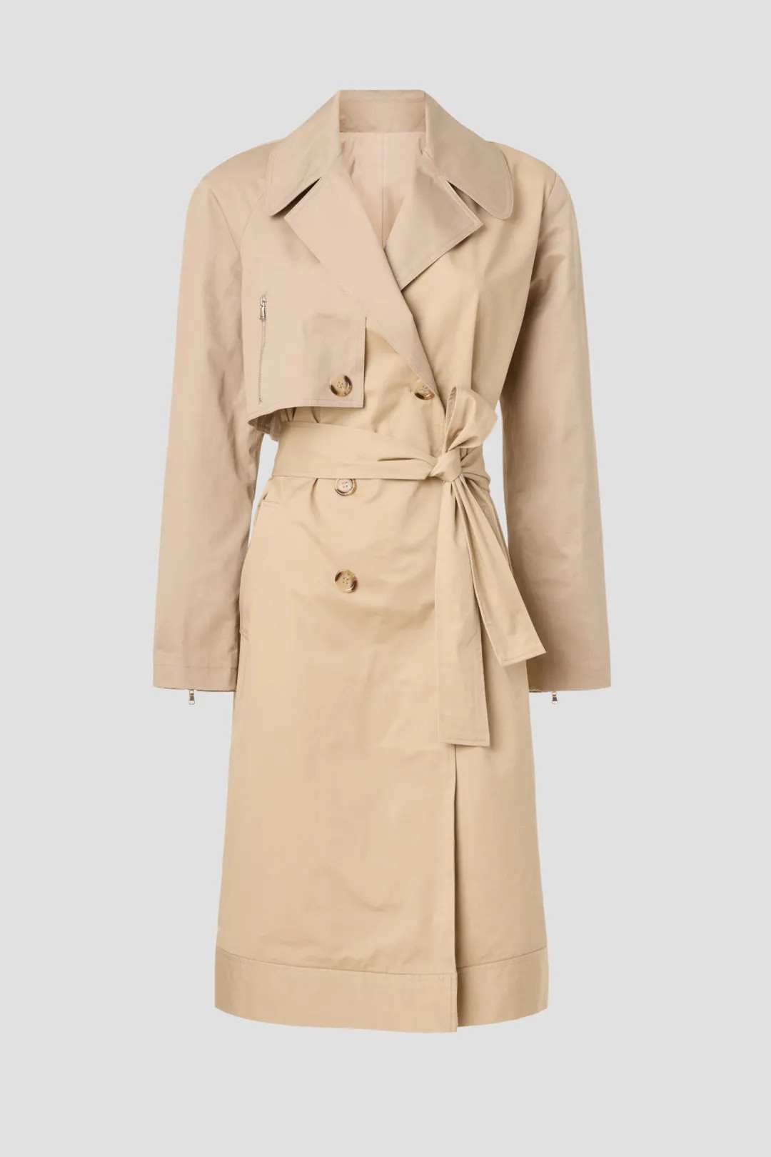Samantha Sipos Tan Trench Coat | Rent the Runway