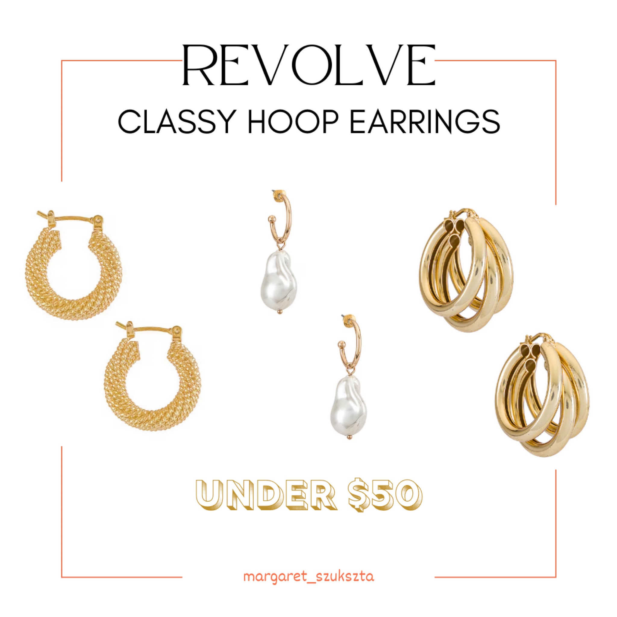 Last minute gift idea for her | REVOLVE Classy hoop earrings under $50! | 2 day shipping | #revolve | #giftforher

#LTKsalealert #LTKGiftGuide #LTKHoliday