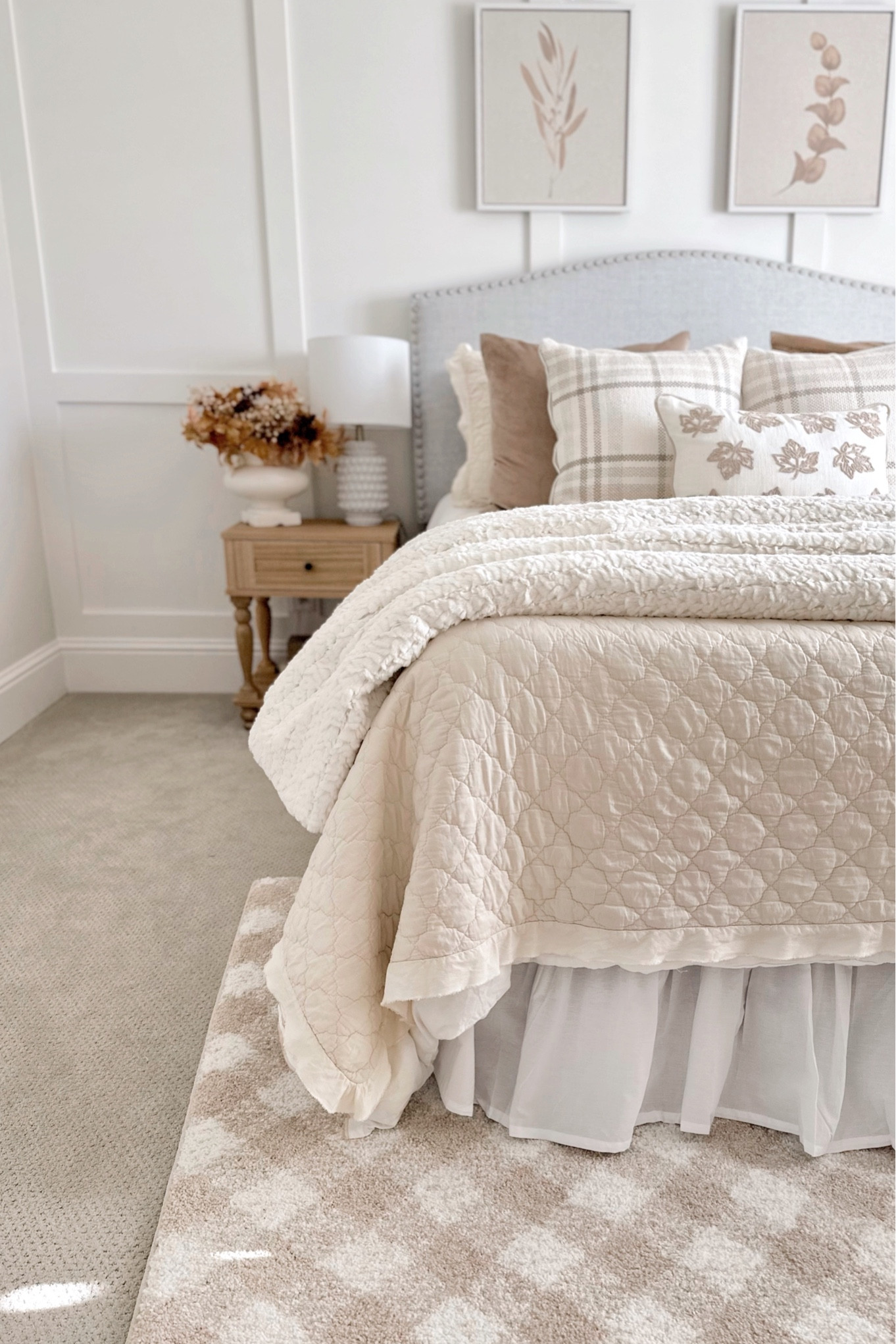 Fall bedroom look, pillows from
My Texas House at Walmart 

#LTKhome #LTKfindsunder50 #LTKHalloween