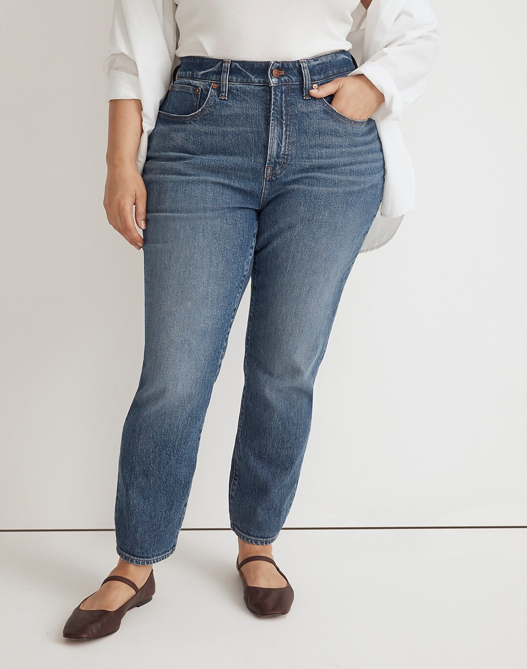 The Plus Curvy Perfect Vintage Jean in Decatur Wash | Madewell