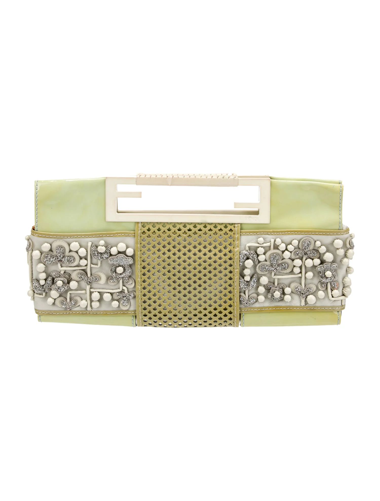 Embellished Patent Leather Clutch | The RealReal