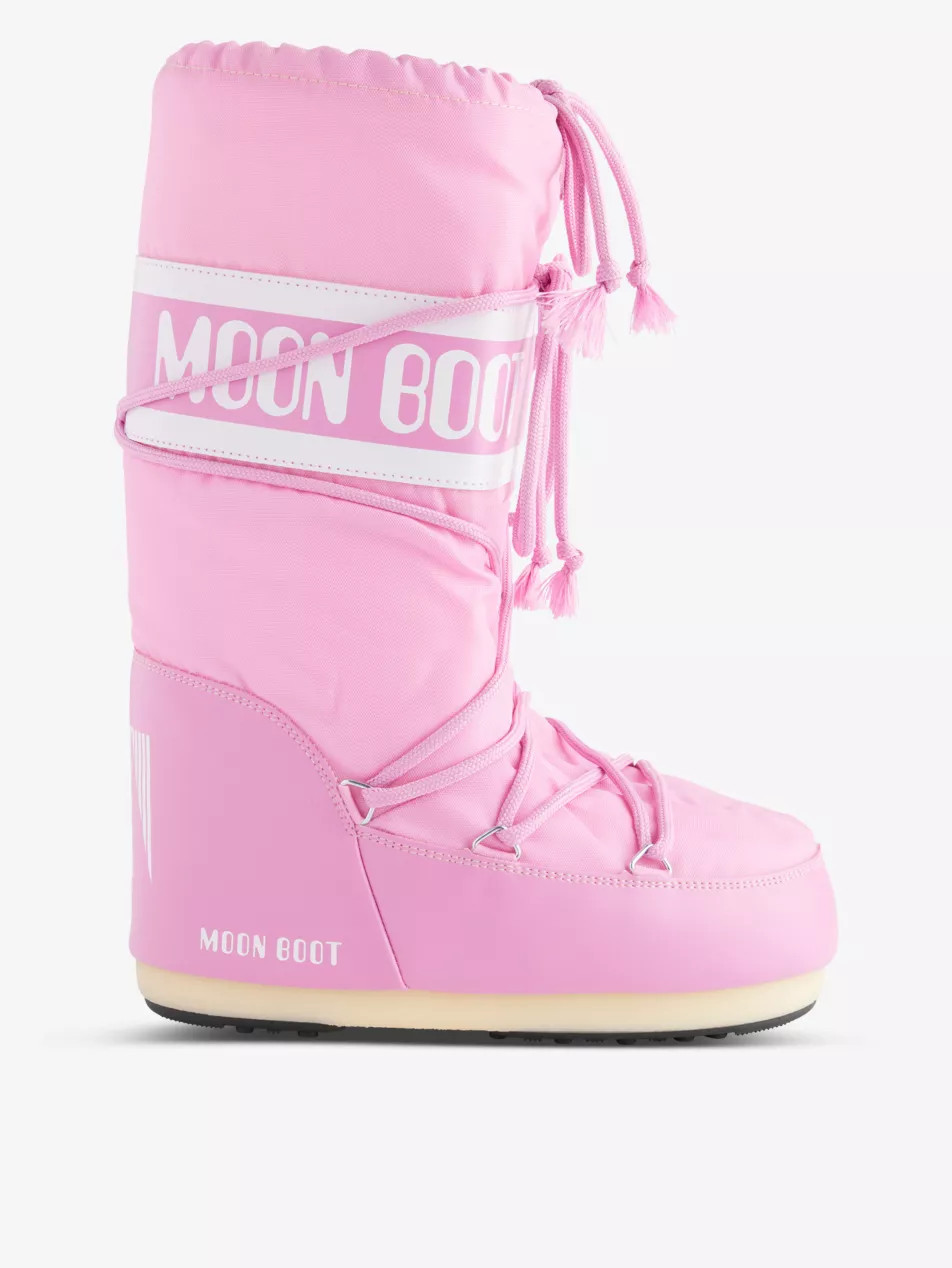 Icon logo-print shell boots | Selfridges