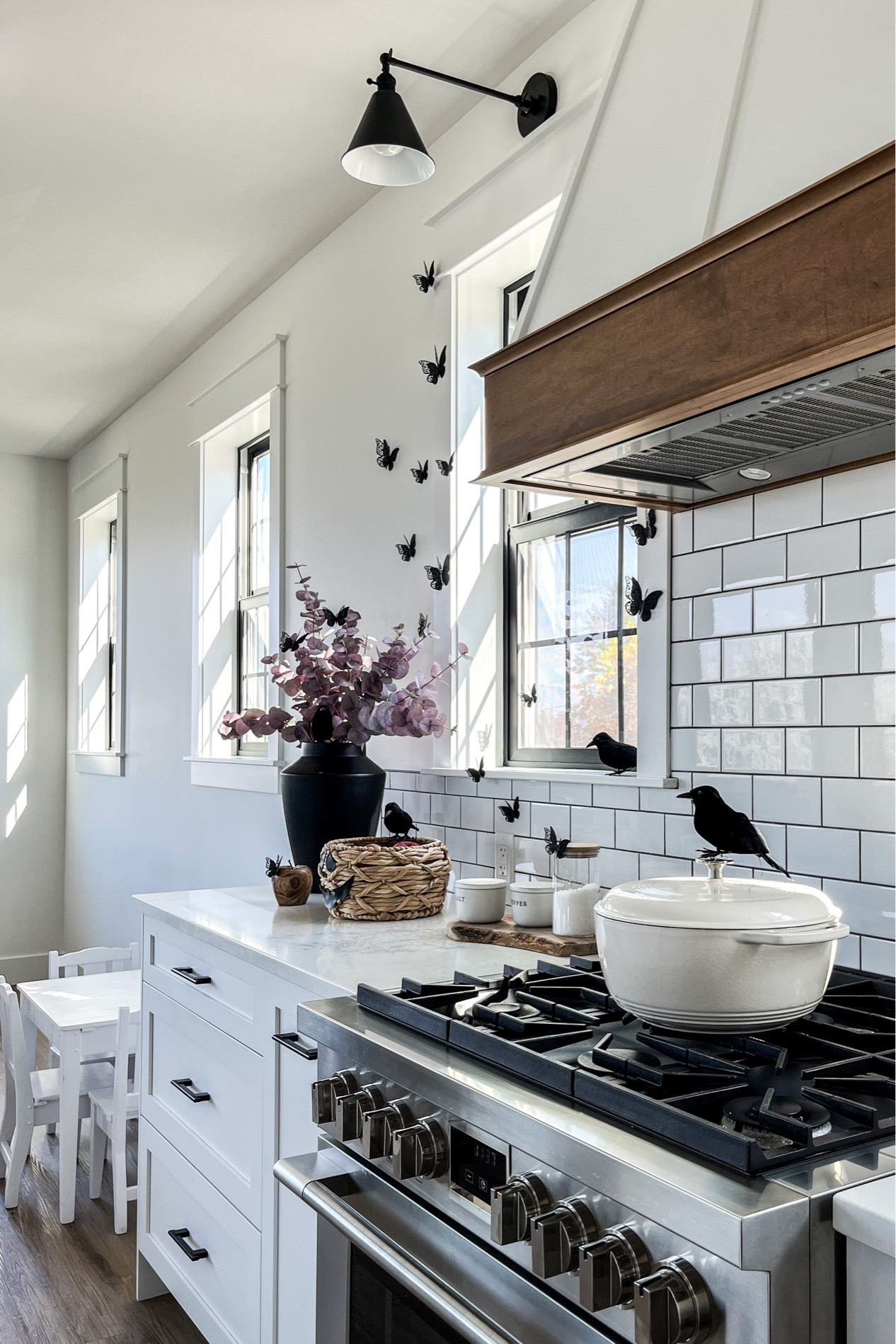 H A L L O W E E N / this Halloween vignette is giving me spooky Snow White vibes 

Amazon Canada | Kitchen Fall Decor | Black Birds + Butterflies | Ravens 

#LTKHalloween #LTKfindsunder50 #LTKhome