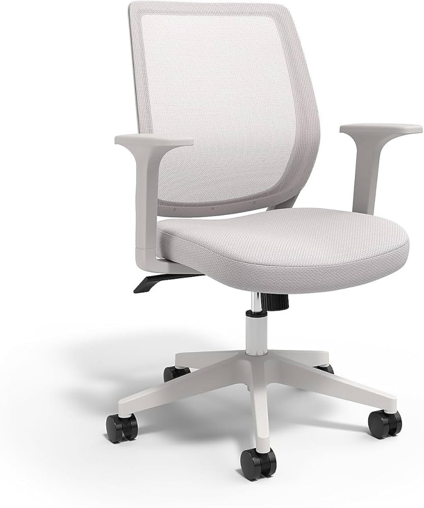 Union & Scale Un59418 Essentials Mesh Back Fabric Task Chair, Gray | Amazon (US)