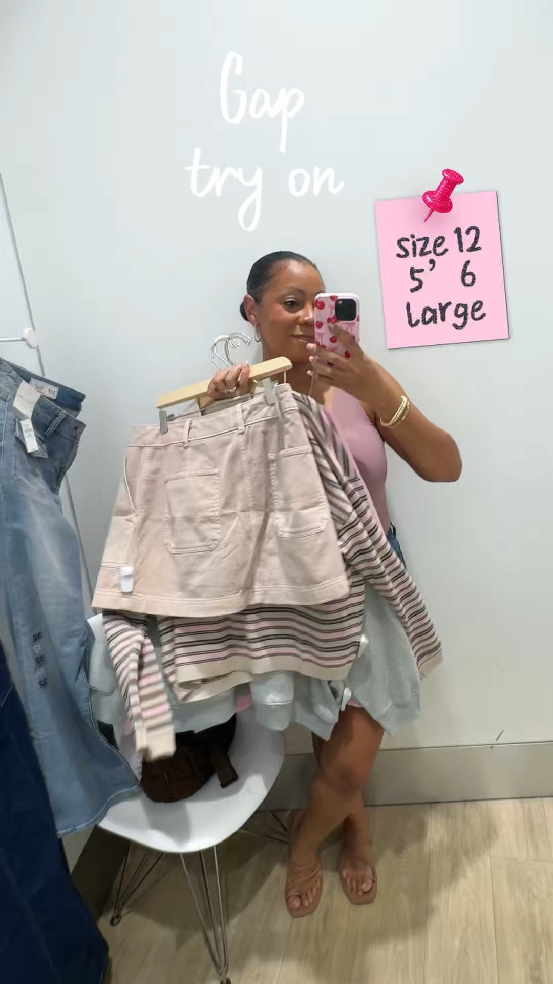 Sizing info:
sweatshirt - large/xl polo shirt - large
skort - large I'd size up to xl jeans - 32/14 they're low rise dress - large
#tryon #tryonwithme #gap #midsizefashion

#LTKootd #LTKMidsize #LTKSeasonal