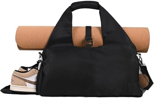 Yoga Bag for Women –Gym Tote with Shoe Pocket, Insulated Bottle Holder & Multiple Compartments ... | Amazon (US)