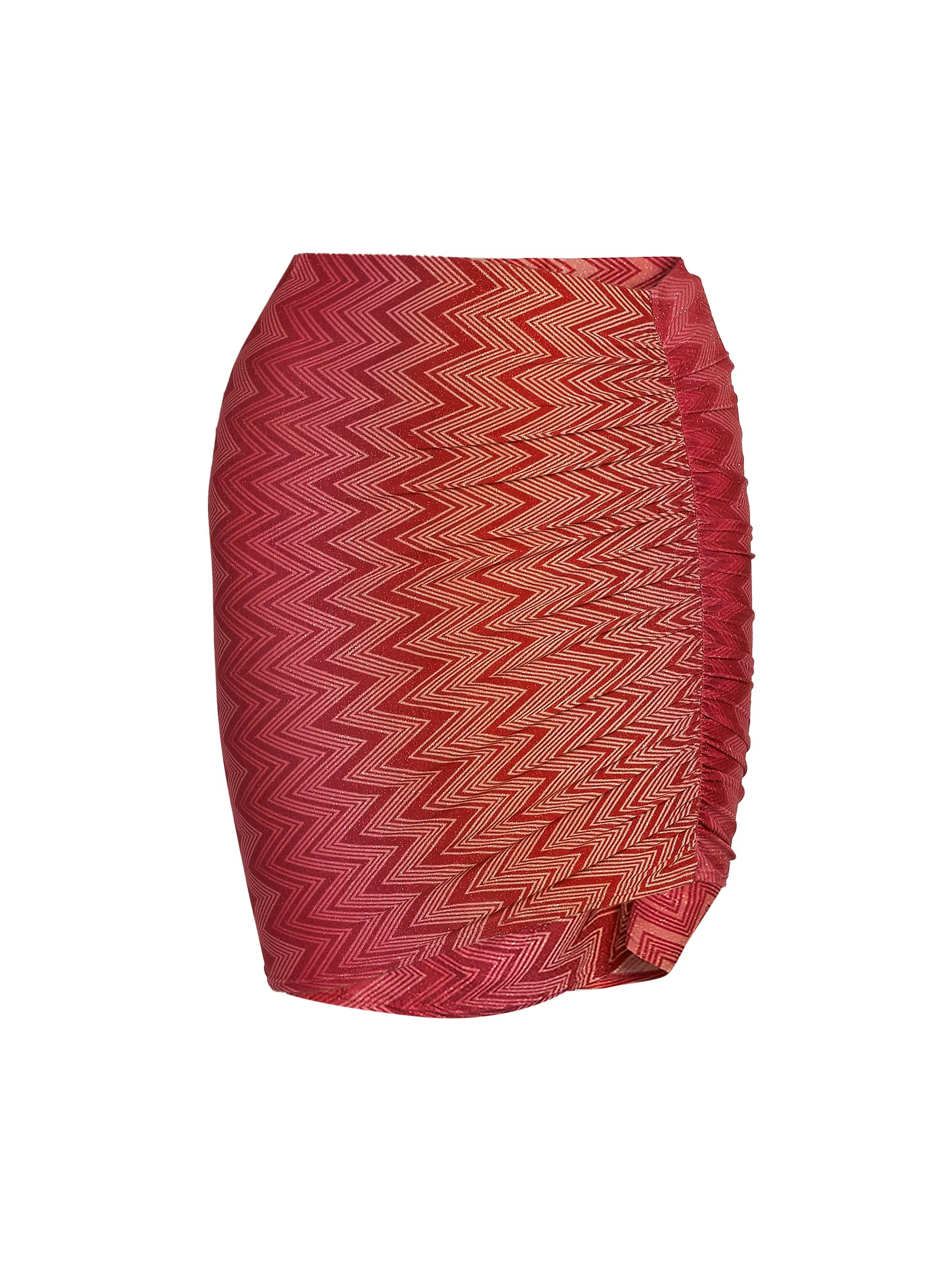 Missoni Chevron Stretch Ruched Miniskirt | Saks Fifth Avenue | Saks Fifth Avenue