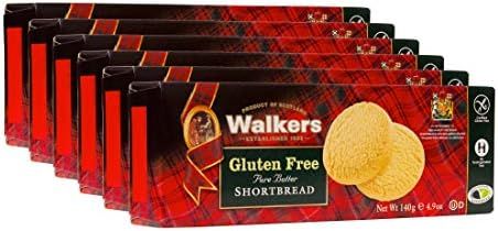 Walkers Shortbread Gluten-Free Shortbread Rounds Cookies, 4.9 Ounce Box (Pack of 6) | Amazon (US)