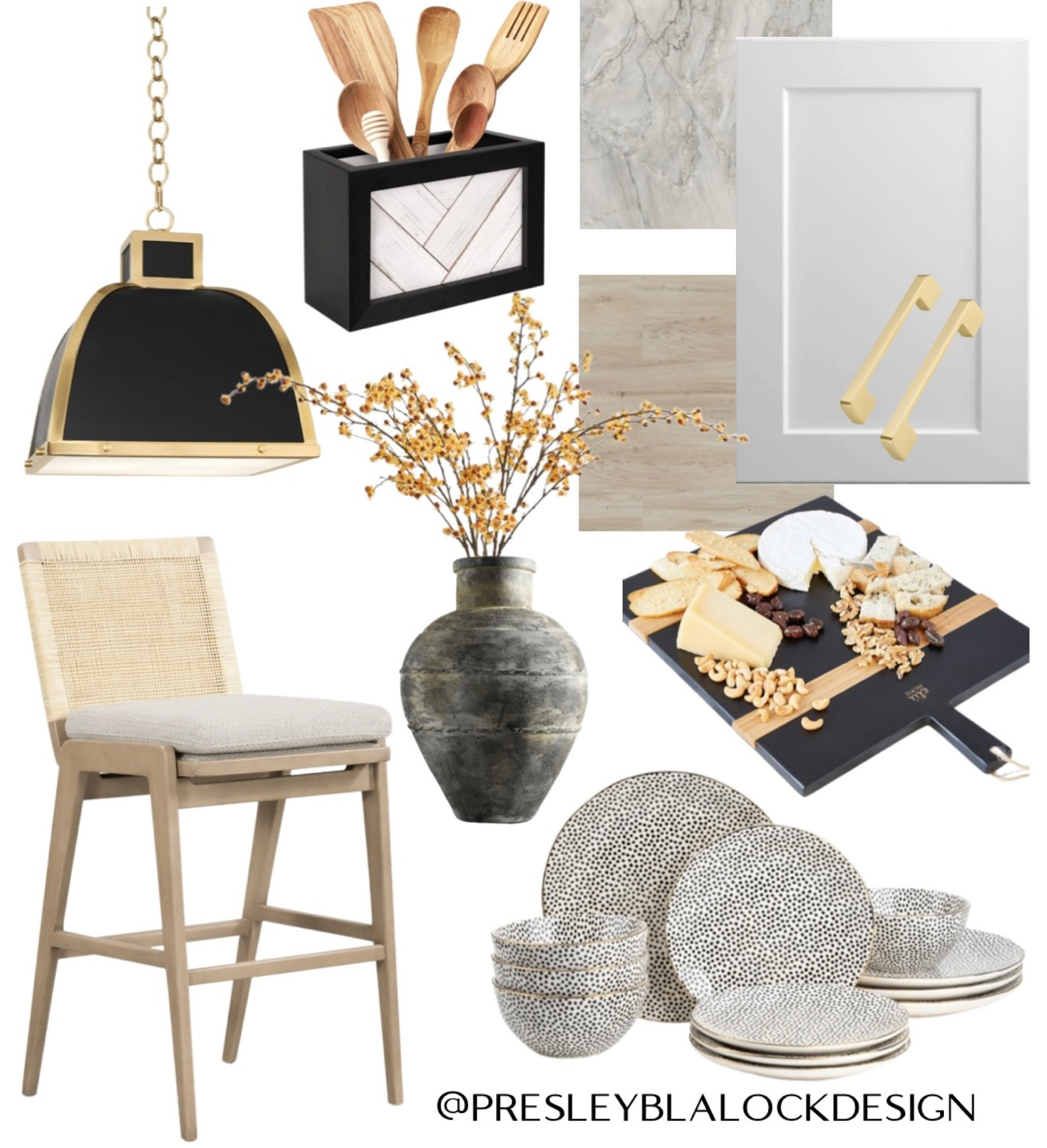 Kitchen Design / Pendant Light / Black and Gold / Modern Kitchen Finds / Gold Hardware / Marble Countertop / Wooden Bar Stool / Kitchen Bar Stool / Black and White Kitchen / Wood Tile Flooring / Wooden Cheese Board / Serveware / Kitchen Pendant Light / Faux Stem Florals / Pottery Barn Finds / Walmart Home Finds / Amazon Home / Founditonamazon / Kitchen Decor / Gold Hardware / Woven Bar Stool / Lake House Inspo / Interior Design / Virtual Design / Mood Board / 

#LTKstyletip #LTKhome #LTKsalealert