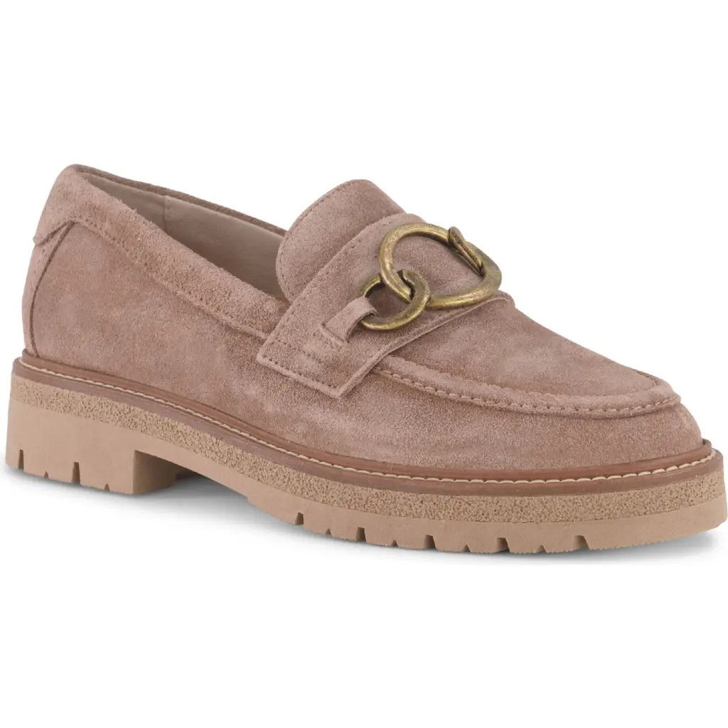 Naot Fremont Platform Loafer in Almond Suede at Nordstrom, Size 8Us | Nordstrom