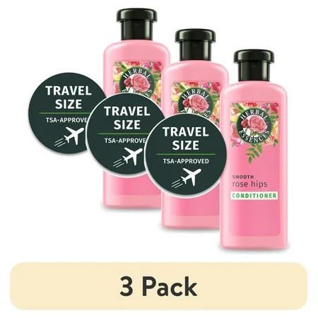 (3 pack) Herbal Essences Rose Hips Smooth Conditioner, Travel Size, 3.38 fl oz | Walmart (US)