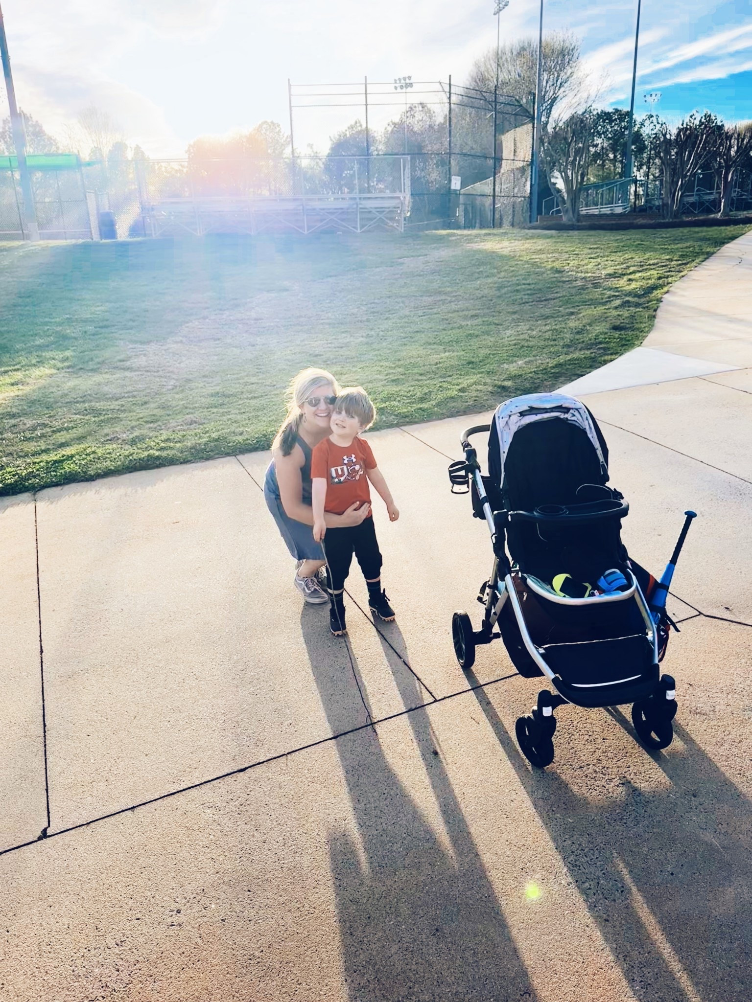 There is truly nothing more special than watching your hubby coach your firstborn son’s little league team!! 🧢⚾️🏟️ Judson was hitting hard 💨 (!!) out and quite the leader for his friends 🫶🏽 out there (so proud 🥲) and Sweet Baby Levi Rhett was happy 😊 as can be strolling around with mama and cheering 📣 big brother on!! These are the days, y’all!! ❤️💙