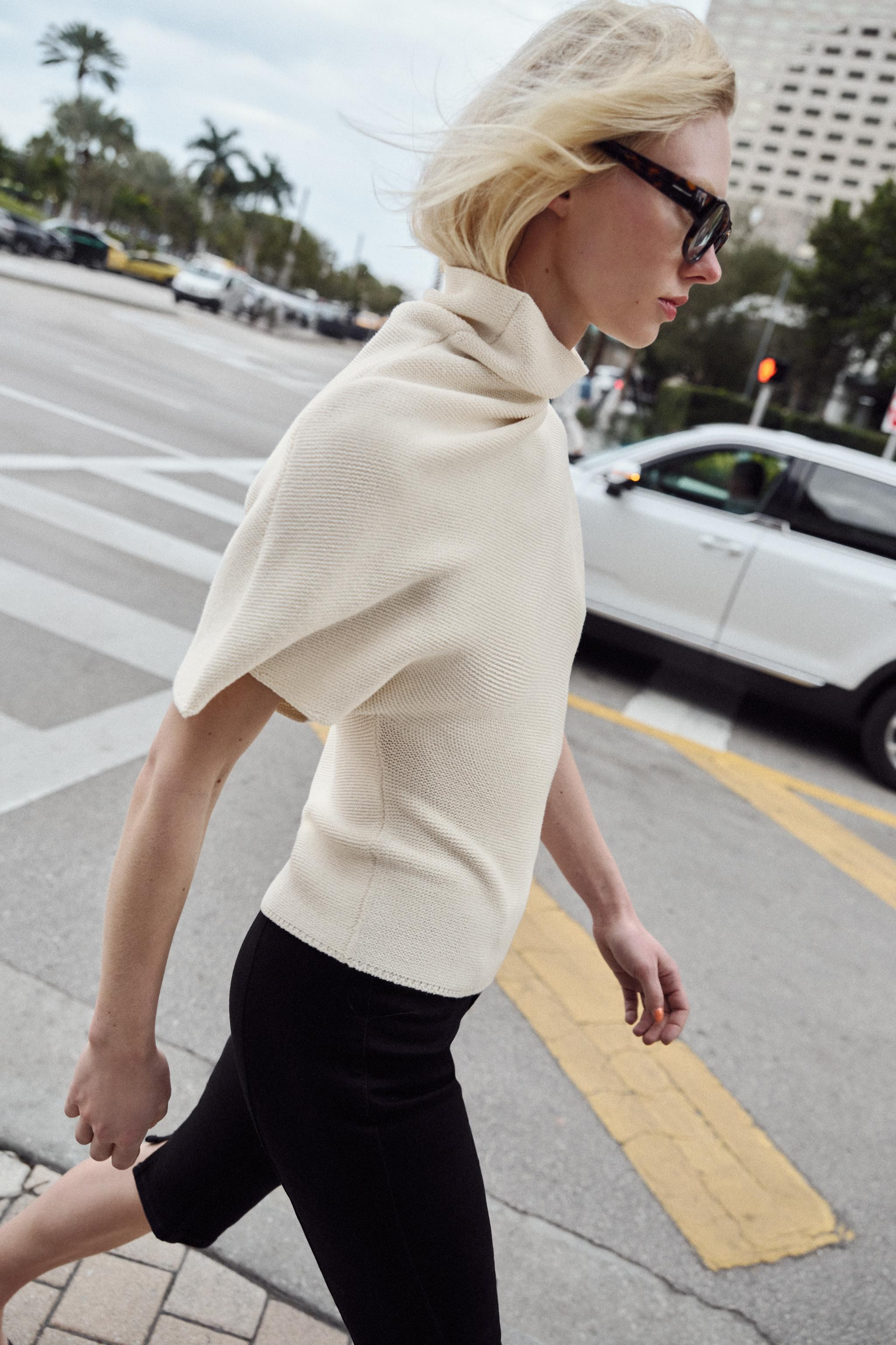 ASYMMETRIC KNIT JUMPER | Zara US