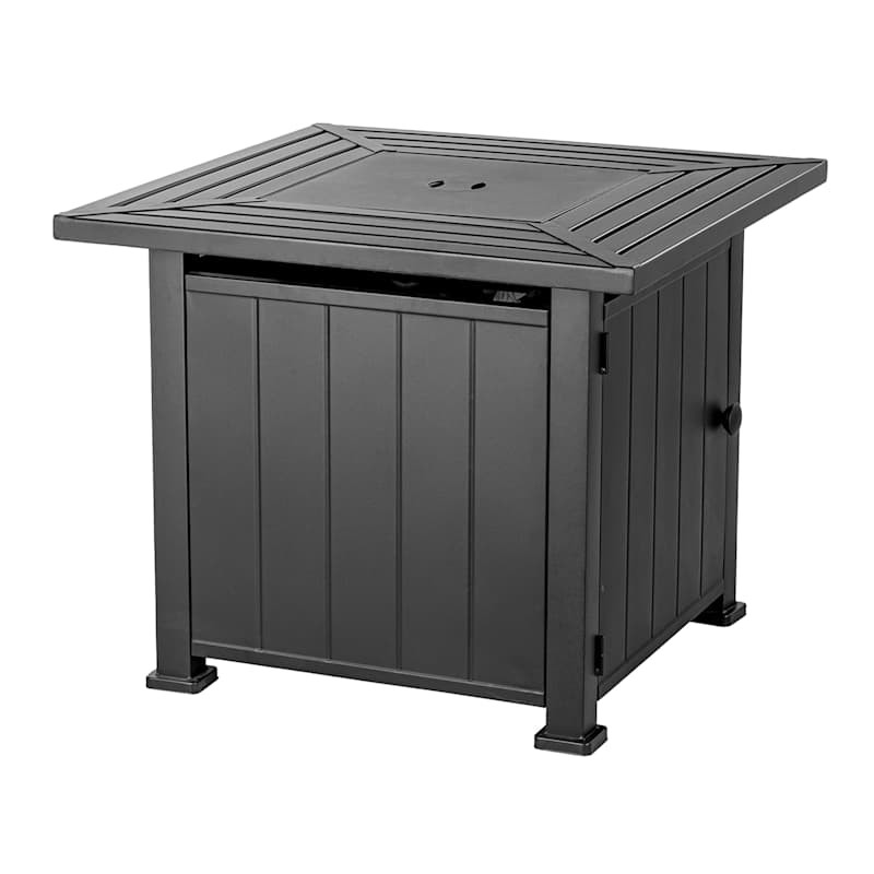 Grammercy Gas Fire Pit Table Stainless Steel Burner 50000 Btu, 30" | At Home