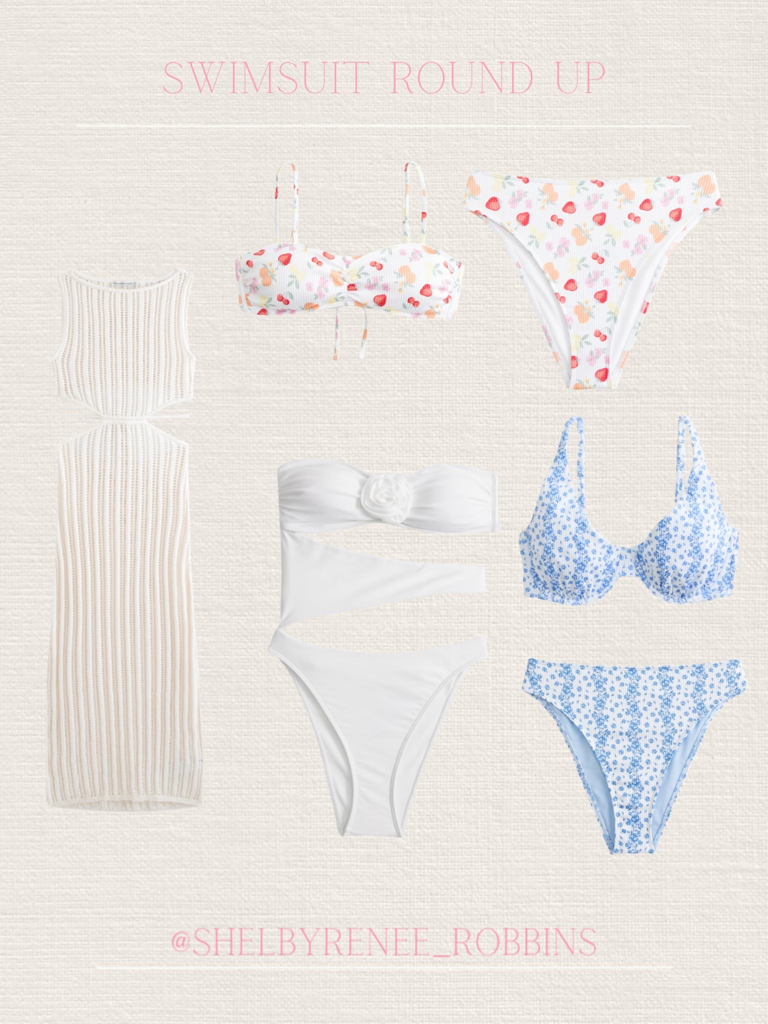 Summer is coming! Swimsuit round up, swimsuit cover up, neutral swimwear, crochet swim coverup, affordable swimwear, beach style, hollister swim 

#LTKSwim #LTKTravel #LTKStyleTip