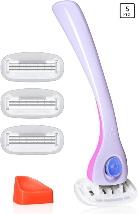 Billie Razors for Women Shave Kit – Women’s Razor + 4 x 5-Blade Razor Refills + Magnetic Hold... | Amazon (US)