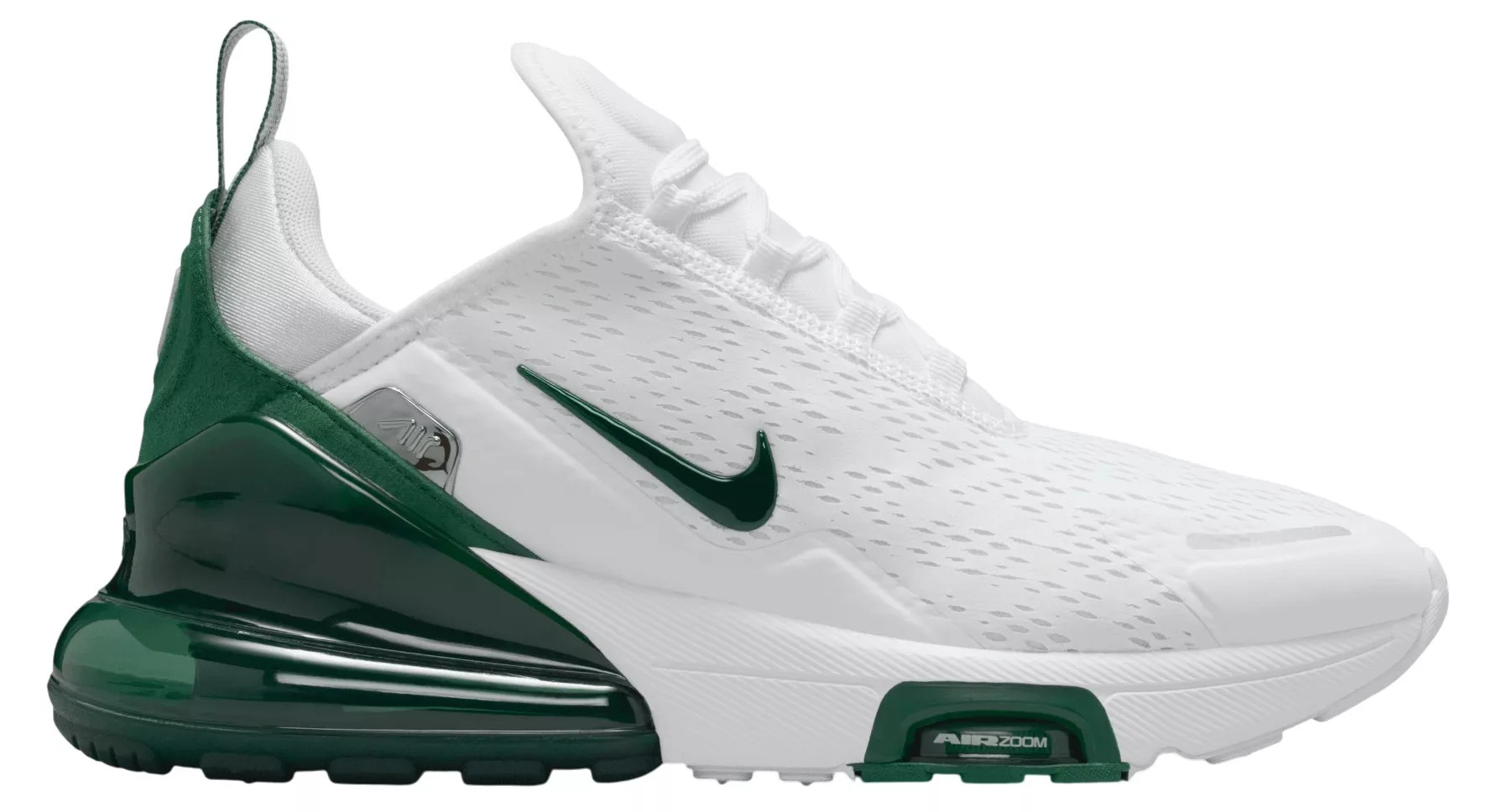 Nike Women's Air Max 270 Premium Shoes, Size 8.5, Wht/Fir/Mtl Slv/Pure Plat | DICK'S Sporting Goods