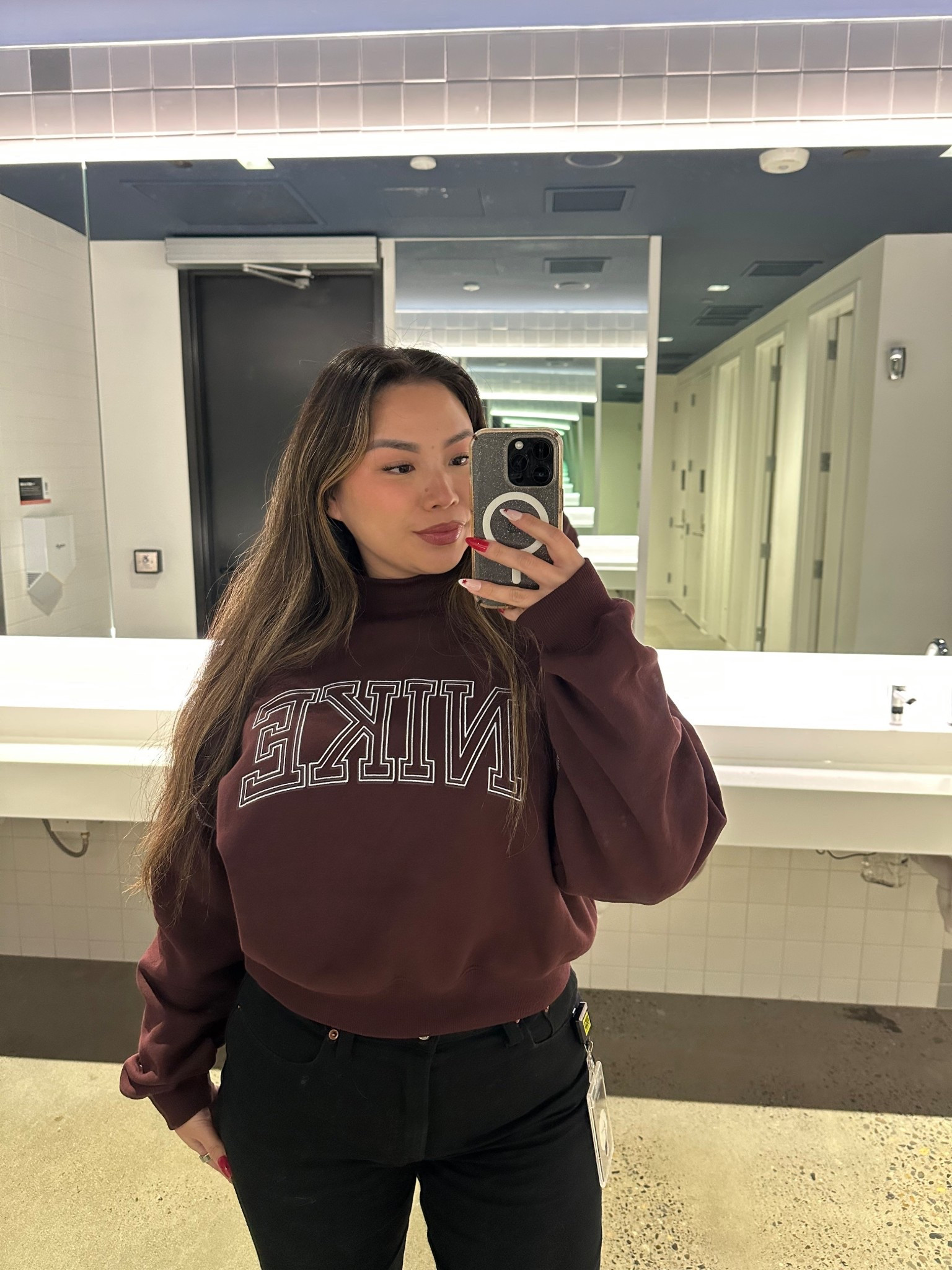 Cozy mock neck sweater! 