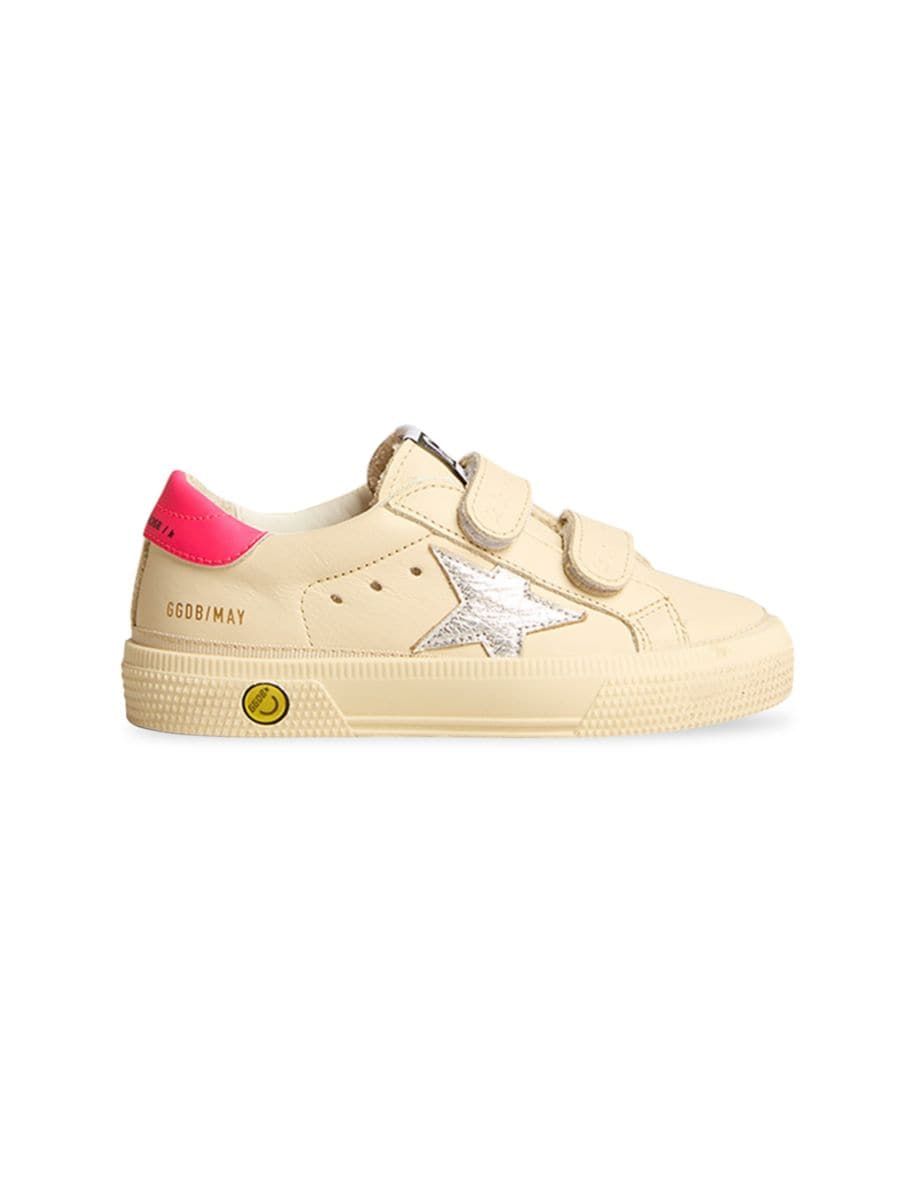 Girl's May School Star Leather Low-Top Sneakers | Saks Fifth Avenue