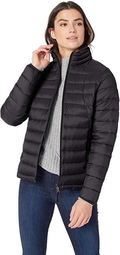 Amazon Essentials Women's Lightweight Water-Resistant Packable Down Jacket | Amazon (US)