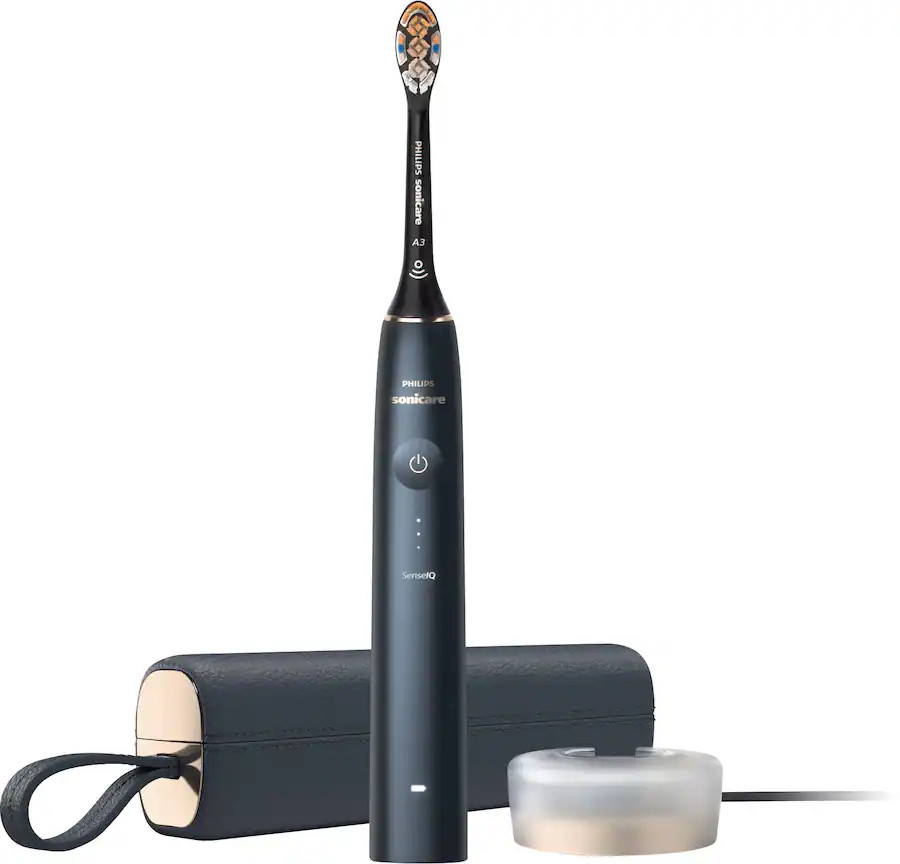 Philips Sonicare - 9900 Prestige Rechargeable Electric Toothbrush with SenseIQ - Midnight | Best Buy U.S.