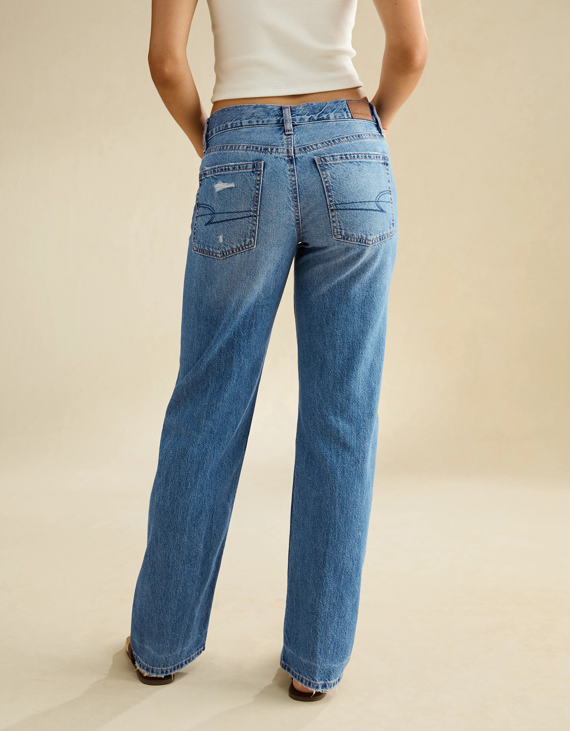 AE Low-Rise Classic Straight Jean | American Eagle Outfitters (US & CA)