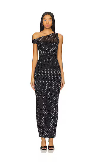 Biona Maxi Dress in Noir Dot | Revolve Clothing (Global)