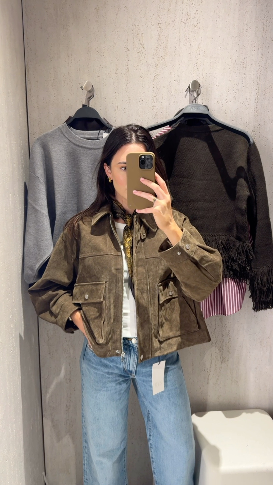 ZARA haul 

Suede jacket, neck scarf, denim, white vest, knit, shirt, burgundy 

#LTKeurope #LTKuk #LTKautumn