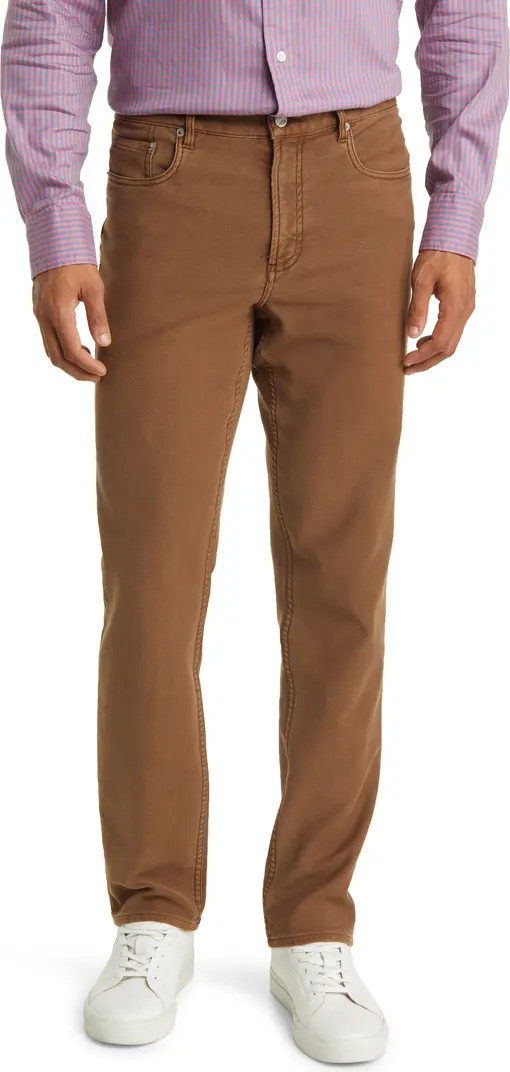 Faherty Stretch Terry Slim Straight Leg Five-Pocket Pants | Nordstrom | Nordstrom