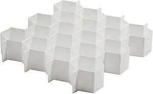 Whitmor Honeycomb Drawer Organizer - White - Set of 1 | Amazon (US)