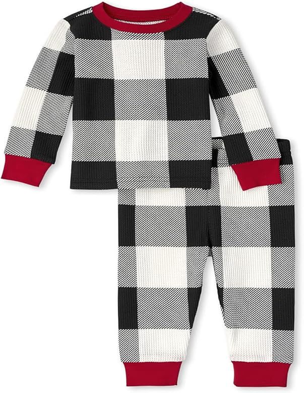 The Children's Place unisex-baby And Toddler Holiday 2 Piece Snug Fit Cotton Pajamas | Amazon (US)