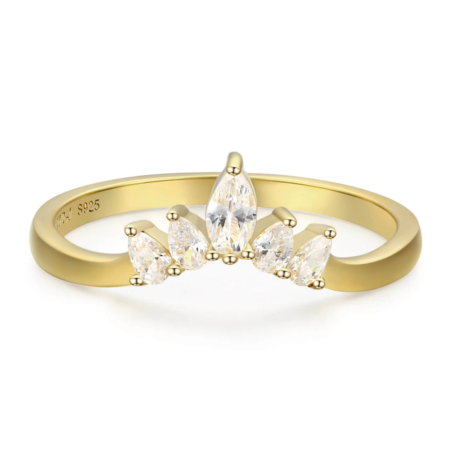 Supreme White Topaz Ring (Yellow Gold) | Azura New York